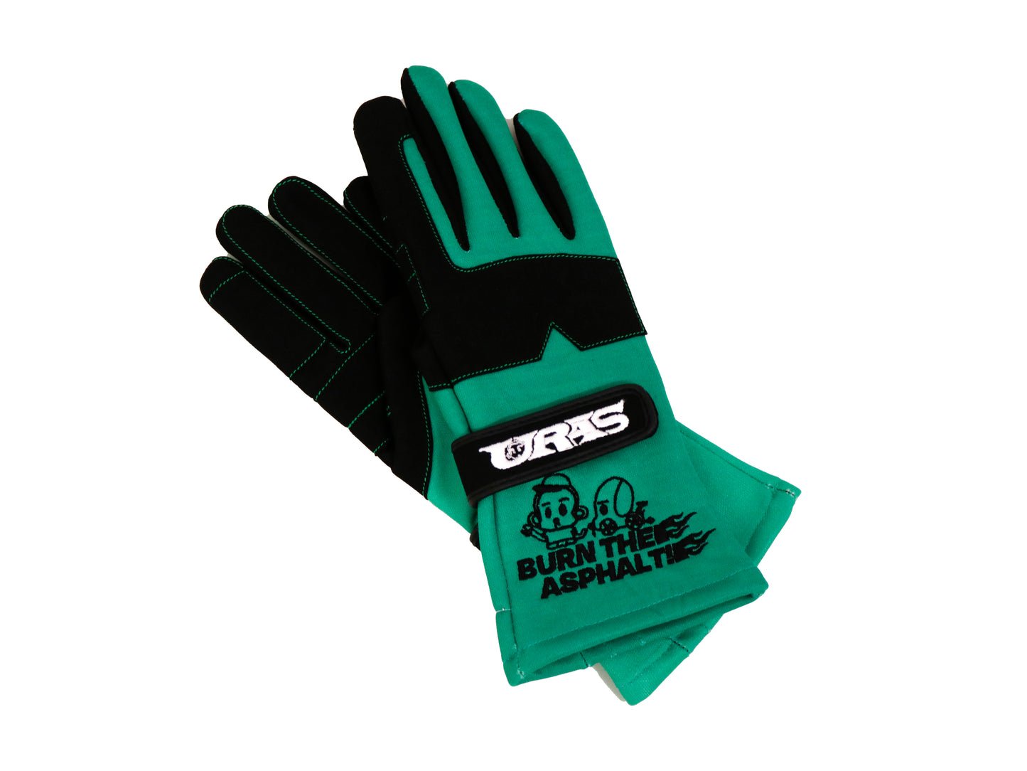 URAS Racing Gloves (Green/Black)