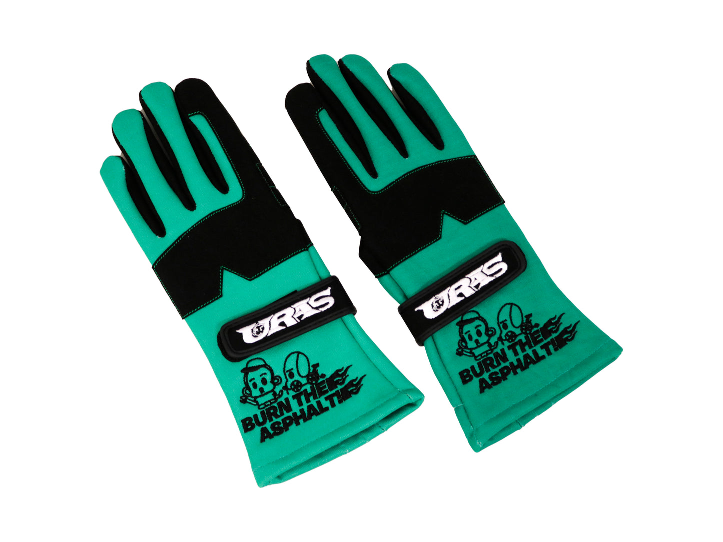 URAS Racing Gloves (Green/Black)