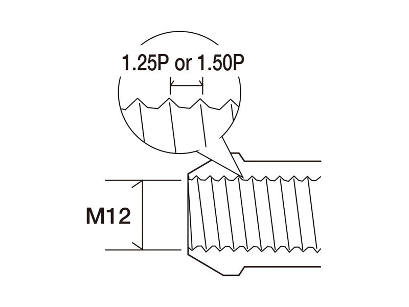 Advan Racing Lug Nuts M12x1.50 17mm - 4-Pack