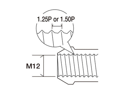 Advan Racing Lug Nuts M12x1.50 17mm - 4-Pack
