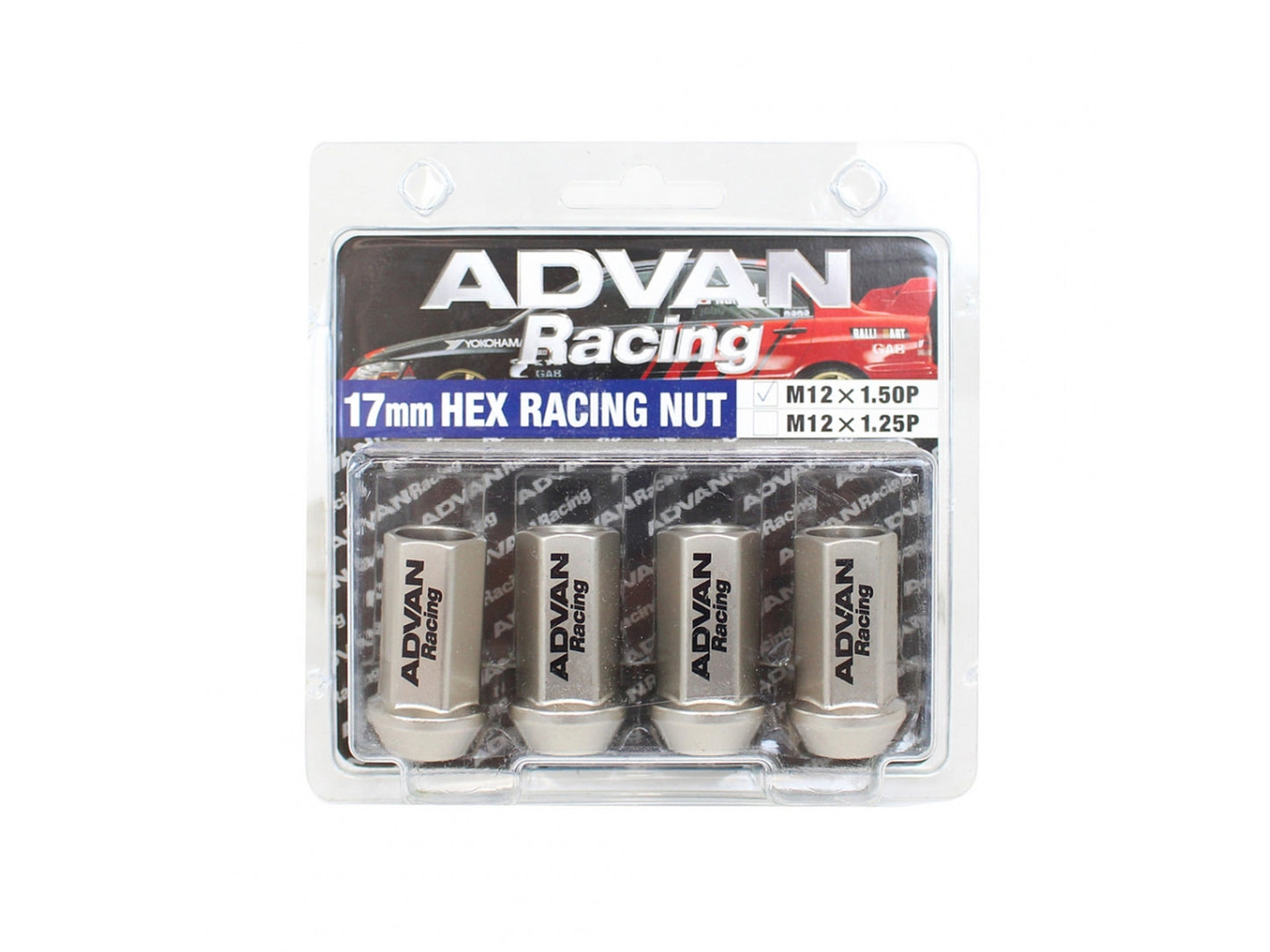 Advan Racing Lug Nuts M12x1.50 17mm - 4-Pack
