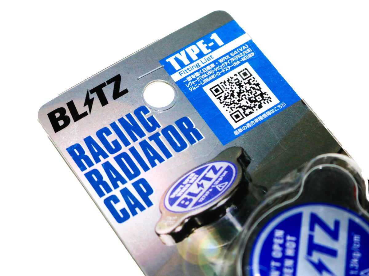 Blitz Racing Radiator Cap Blitz Racing Radiator Cap Type-1 - 1.3KG – Techno Speed