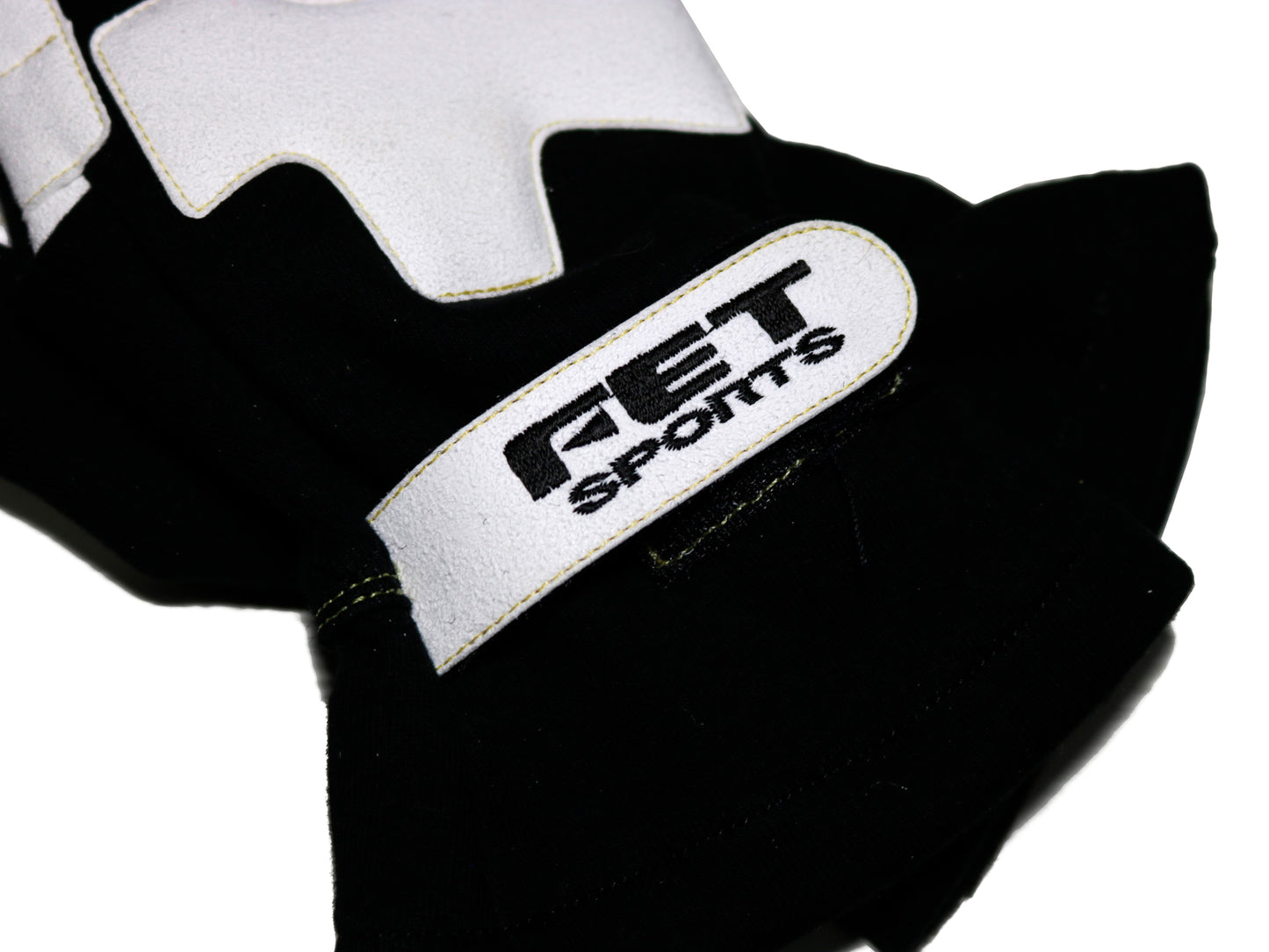 FET Sports 3D Racing Gloves (Black/White)