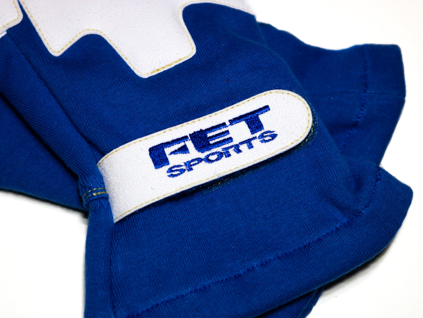 FET Sports 3D Racing Gloves (Blue/White)