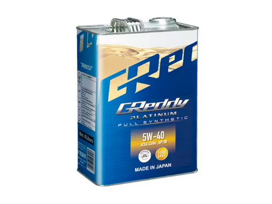 GReddy Platinum 5W40 ACEA A3/B4 / API SN Engine Oil - 4.0L